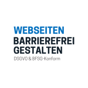Logo für digitale Barrierefreiheit: Webseiten barrierefrei gestalten, DSGVO- und BFSG-konform von adquo design